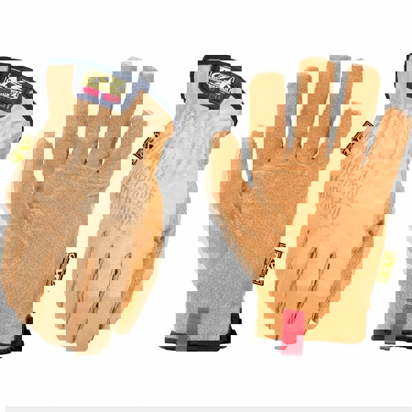 Cut-Resistant Gloves: Size 2XL, ANSI Cut A9, Leather